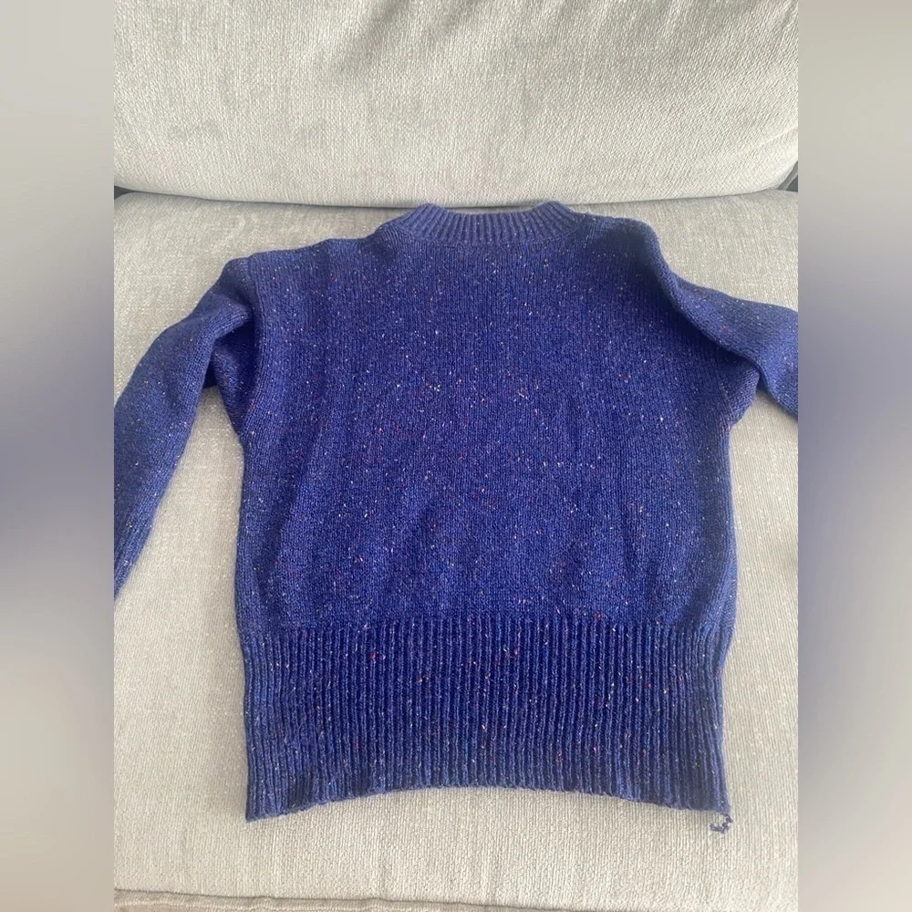 Blue Cable knit Y2K Sweater M Preppy Vintage 90’s Grandma - Picture 12 of 15